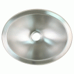 Scandvik Brushed SS Oval Sink - 13.25&quot; x 10.5&quot; - 10281