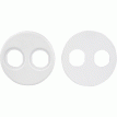 Sea-Dog 4&quot; Gauge Power Socket Adapter Mounting Plate - White - 426104-1