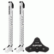 Minn Kota Raptor Bundle Pair - 10' White Shallow Water Anchors w/Active Anchoring & Footswitch Included - 1810631/PAIR