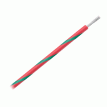 Pacer 14 AWG Gauge Striped Marine Wire 500' Spool - Red w/Green Stripe - WUL14RD-5-500