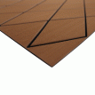 SeaDek 40&quot; x 80&quot; 6mm Two Color Diamond Full Sheet - Brushed Texture - Brown/Black (1016mm x 2032mm x 6mm) - 56411-89905