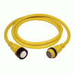Marinco 50 AMP 125V Shore Power Cable - 75' - Yellow - 6153SPP-75