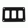 Pacer Switch Panel - 3 Switch & 1 Row - 4.25&quot; x 2.75&quot; - Black Powder Coated Aluminum - PSC-31-BK