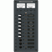 Blue Sea 8082 DC 10 Position Toggle Branch Circuit Breaker Panel - 8082