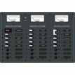 Blue Sea 8084 AC Main +6 Positions/DC Main +15 Positions Toggle Circuit Breaker Panel - White Switches - 8084