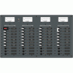Blue Sea 8095 AC Main +8 Positions / DC Main +29 Positions Toggle Circuit Breaker Panel   (White Switches) - 8095