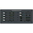 Blue Sea 8511 AC 8 Position 230v (European) Breaker Panel (White Switches - 8511