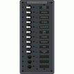 Blue Sea 8580 AC 13 Position 230v (European) Breaker Panel (White Switches) - 8580