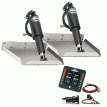 Lenco 9&quot; x 9&quot; Edgemount Trim Tab Kit w/LED Indicator Switch Kit 12V - TT9X9EI