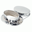 Whitecap Chain & Rope Deck Pipe 4&quot; x 2-1/4&quot; Chrome Plate - S-114C