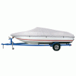 Dallas Manufacturing Co. Reflective Polyester Boat Cover A - Fits 14\'-16\' V-Hull Fishing Boats - Beam Width to 68&quot; - BC1301A