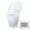 Jabsco Lite Flush Electric 12V Toilet w/Control Panel - 58500-1012