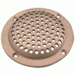 Perko 4&quot; Round Bronze Strainer MADE IN THE USA - 0086DP4PLB