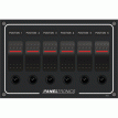 Paneltronics Waterproof Panel - DC 6-Position Illuminated Rocker Switch & Circuit Breaker - 9960023B