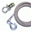 Powerwinch 50' x 7/32&quot; Stainless Steel Universal Premium Replacement Galvanized Cable w/Pulley Block - P1096600AJ