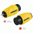 Marinco Straight Adapter 15Amp Straight Male to 30Amp Locking Female Connector - S15-30