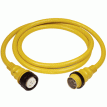 Marinco 50Amp 125/250V Shore Power Cable - 25' - Yellow - 6152SPP-25