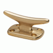 Whitecap Fender Cleat - Polished Brass - 2&quot; - S-976BC