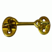 Whitecap Cabin Door Hook - Polished Brass - 2&quot; - S-1401BC