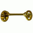 Whitecap Cabin Door Hook - Polished Brass - 3&quot; - S-1402BC