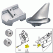 Tecnoseal Anode Kit w/Hardware - Mercury Alpha 1 Gen 1 - Aluminum - 20800AL