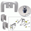 Tecnoseal Anode Kit w/Hardware - Mercury Bravo 2-3 - Zinc - 20804-TECNOSEAL
