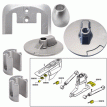 Tecnoseal Anode Kit w/Hardware - Mercury Bravo 3 2004-Present - Zinc - 20805-TECNOSEAL
