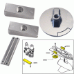 Tecnoseal Anode Kit w/Hardware - Mercury Verado 4 - Aluminum - 20814AL