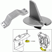 Tecnoseal Anode Kit w/Hardware - Yamaha 150-200HP Left Hand Rotation - Aluminum - 21102AL