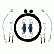 Rupp Single Rigging Kit w/Nok-Outs - Black Mono 160\' Lines - CA-0025-MO