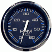 Faria Chesapeake Black 4&quot; Tachometer - 6000 RPM (Gas) (Inboard & I/O) - 33710