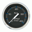 Faria Chesapeake Black 4&quot; Tachometer - 4000 RPM (Diesel) - 33742