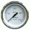 Faria Chesapeake White SS 4&quot; Tachometer - 4000 RPM (Diesel)(Mechanical Takeoff & Var Ratio Alt) - 33842