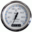 Faria Chesapeake White SS 4&quot; Tachometer w/Suzuki Monitor - 7000 RPM (Gas) (Suzuki Outboard) - 33860