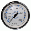 Faria Chesapeake White SS 4&quot; Speedometer - 80MPH (Pitot) - 33819