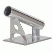 Lee's MX Pro Series Fixed Angle Center Rigger Holder - 22&#176; - 1.5&quot; ID - Bright Silver - MX7001CR