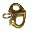 Ronstan Brass Snap Shackle - Fixed Bail - 41.5mm (1-5/8&quot;) Length - RF6000