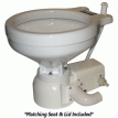 Raritan Sea Era Toilet - Household Style - Freshwater Solenoid - Straight & 90&deg; Discharge - Smart Toilet Control - 12v - 162HF012