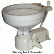 Raritan Sea Era Toilet - Marine Size - Freshwater Solenoid - Straight & 90&deg; Discharge - Smart Toilet Control - 12v - 162MF012