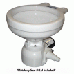 Raritan Sea Era Toilet - Marine Size - Remote Intake Pump - Straight & 90&deg; Discharge - Smart Toilet Control - 12v - 162MR012