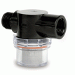 Shurflo by Pentair Twist-On Water Strainer - 1/2&quot; Pipe Inlet - Clear Bowl - 255-313