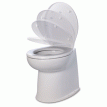 Jabsco 17&quot; Deluxe Flush Fresh Water Electric Toilet w/Soft Close Lid - 12V - 58040-3012