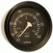 VDO Cockpit Marine 85mm (3-3/8&quot;) 60 MPH Pitot Speedometer - Black Dial/Bezel - 260-11795