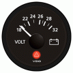 VDO Viewline Onyx 24V Voltmeter - A2C53191767-S