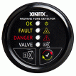 Fireboy-Xintex Propane Fume Detector w/Automatic Shut-Off & Plastic Sensor - No Solenoid Valve - Black Bezel Display - P-1BNV-R