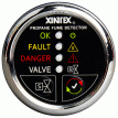 Fireboy-Xintex Propane Fume Detector w/Automatic Shut-Off & Plastic Sensor - No Solenoid Valve - Chrome Bezel Display - P-1CNV-R