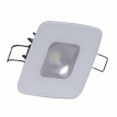 Lumitec Square Mirage Down Light - White Dimming, Red/Blue Non-Dimming - Glass Housing - No Bezel - 116198