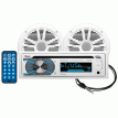 Boss Audio MCK508WB.6 Marine Stereo & 6.5&quot; Speaker Kit - White - MCK508WB.6