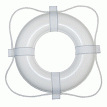 Taylor Made Foam Ring Buoy - 24&quot; - White w/White Grab Line - 361