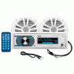 Boss Audio MCK632WB.6 Marine Stereo & 6.5&quot; Speaker Kit - White - MCK632WB.6
